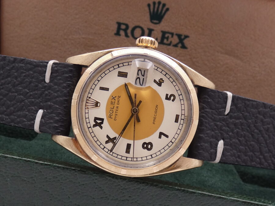 Rolex Oyster Date Precision 6694 ANNO 1962 Acciaio & Oro 18 Kt Carica Manuale - immagine 5