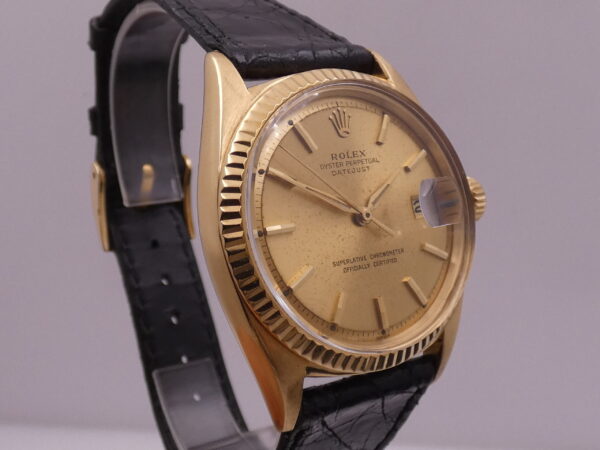 Rolex Datejust 1601 ANNO 1964 Oro Massiccio 18 Kt Leaf Hands Carica Automatica