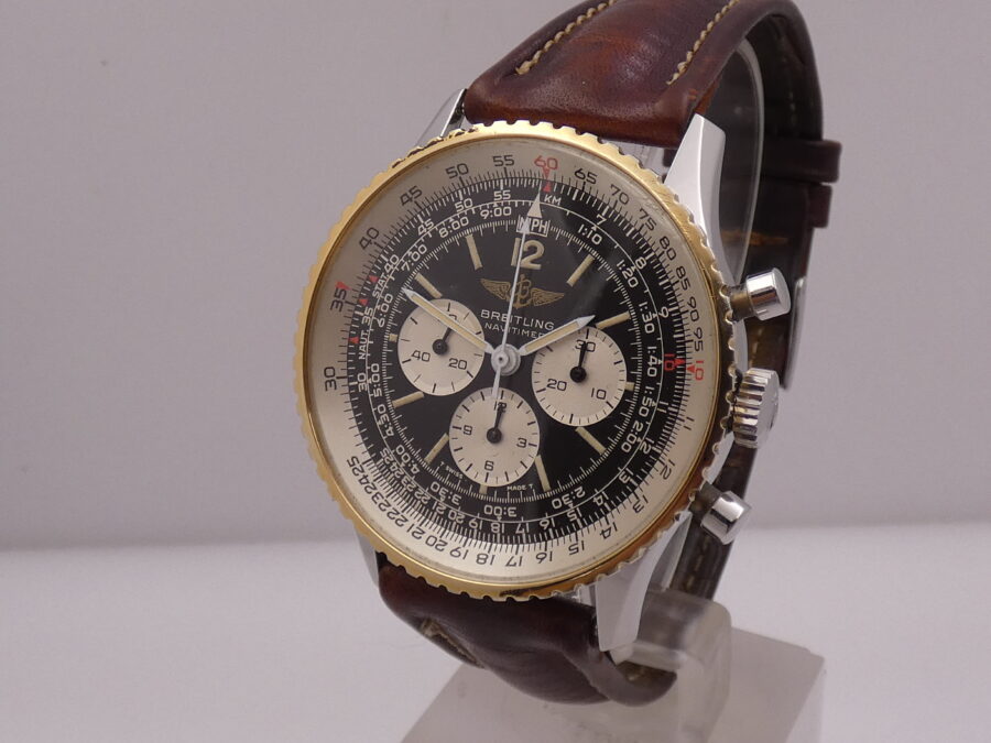 Cronografo Breitling Navitimer 81600 Acciaio & Oro WITH BOX Automatico ANNI '90s - immagine 6
