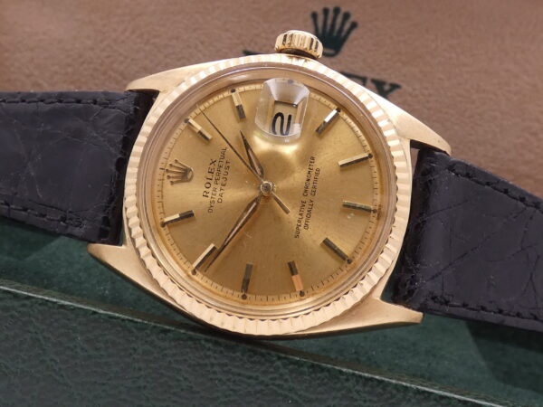 Rolex Datejust 1601 ANNO 1964 Oro Massiccio 18 Kt Leaf Hands Carica Automatica