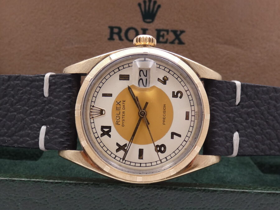Rolex Oyster Date Precision 6694 ANNO 1962 Acciaio & Oro 18 Kt Carica Manuale - immagine 8