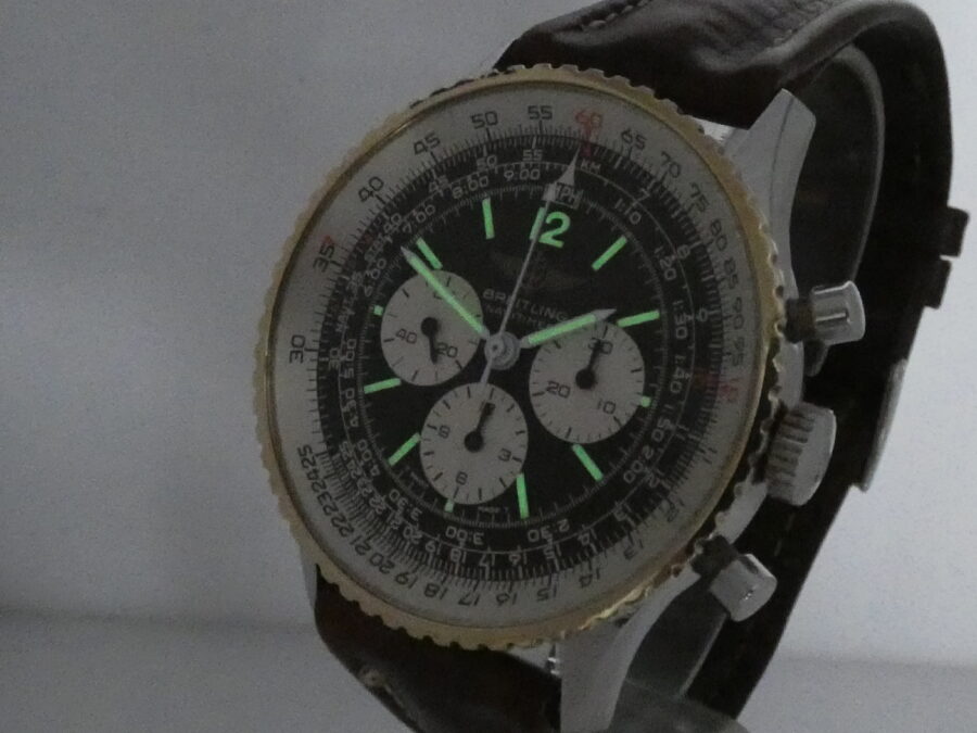 Cronografo Breitling Navitimer 81600 Acciaio & Oro WITH BOX Automatico ANNI '90s - immagine 8
