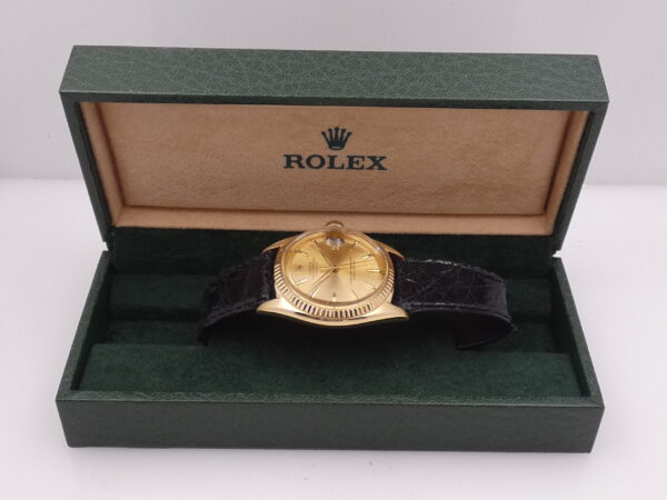 Rolex Datejust 1601 ANNO 1964 Oro Massiccio 18 Kt Leaf Hands Carica Automatica