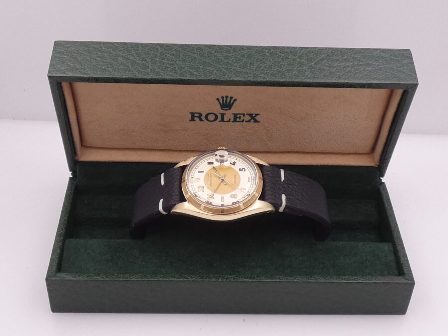 Rolex Oyster Date Precision 6694 ANNO 1962 Acciaio & Oro 18 Kt Carica Manuale - immagine 10