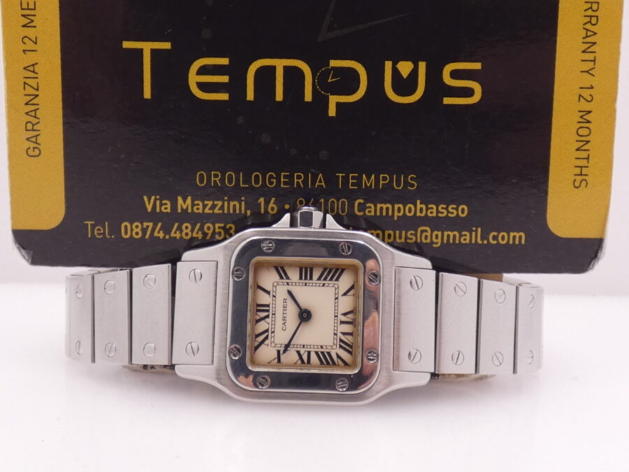 Cartier Santos Galbee 1565 Lady Acciaio With Bracelet YEARS '2000s - immagine 2
