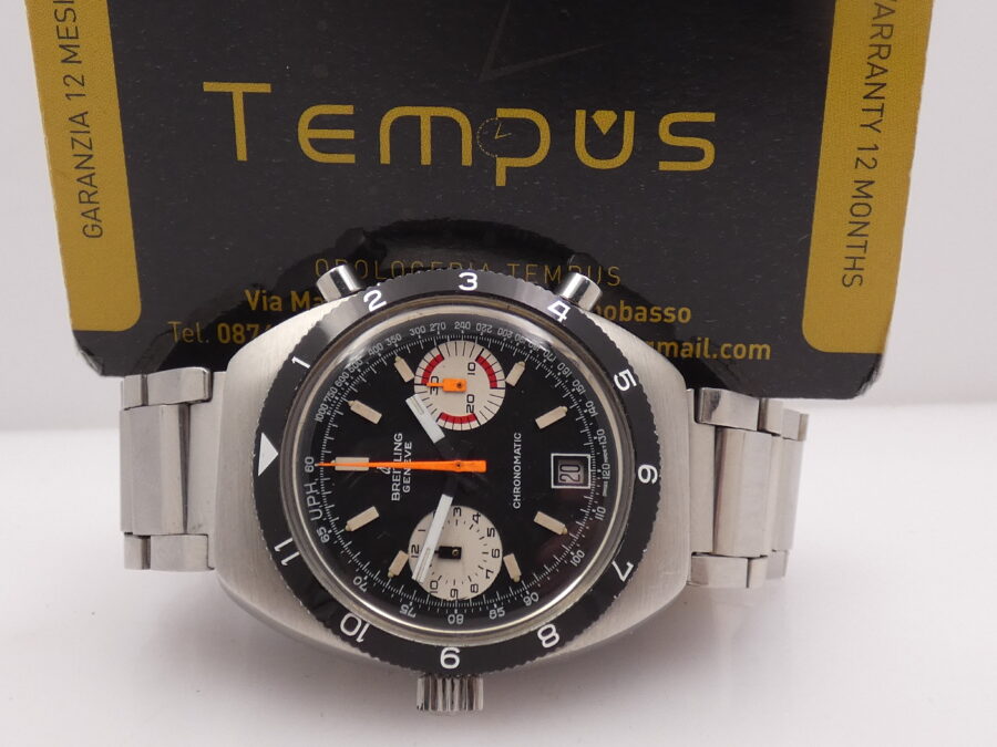 Cronografo Breitling Chrono-Matic Vintage 2112 Buren 11 Acciaio ANNI '70 Automatico - immagine 2