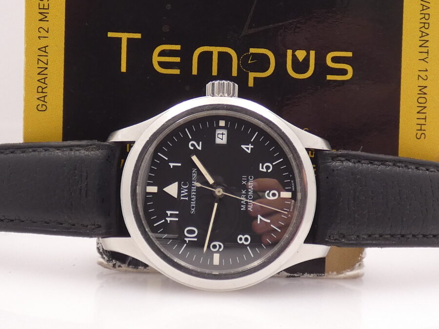 IWC Mark XII Flieger Pilot IW3241 Automatico Cal JLC 889/2 Acciaio ANNI '90s - immagine 2
