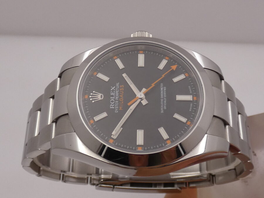 Rolex Milgauss 116400 RRR ANNO 2008 Automatico Acciaio Orologio