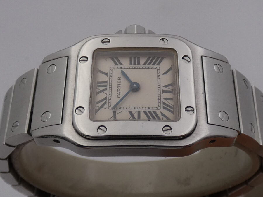Cartier Santos Galbee 1565 Lady Acciaio With Bracelet YEARS '2000s