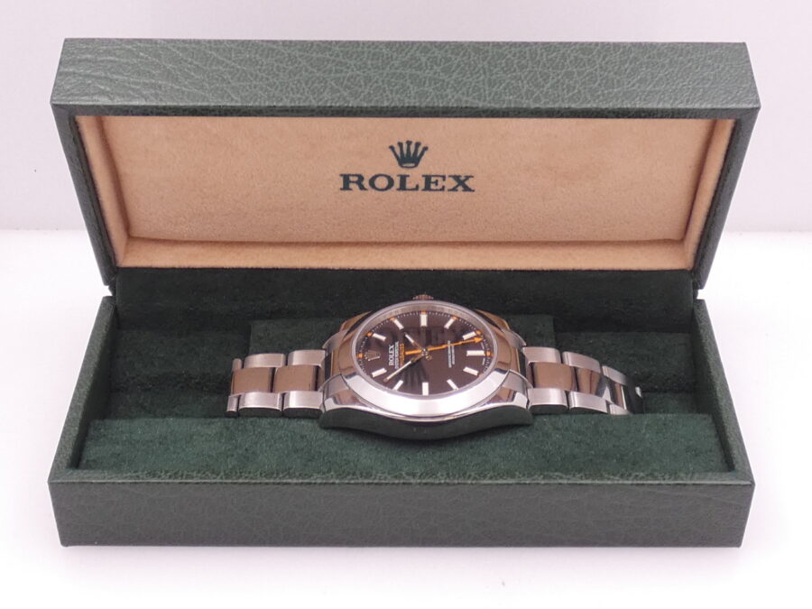Rolex Milgauss 116400 RRR ANNO 2008 Automatico Acciaio Orologio - immagine 11