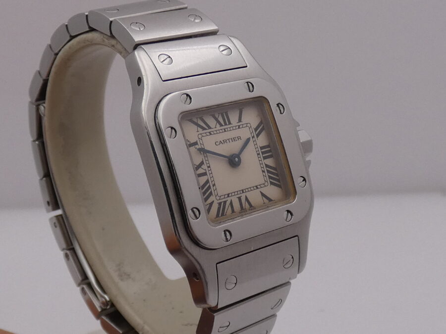 Cartier Santos Galbee 1565 Lady Acciaio With Bracelet YEARS '2000s - immagine 11