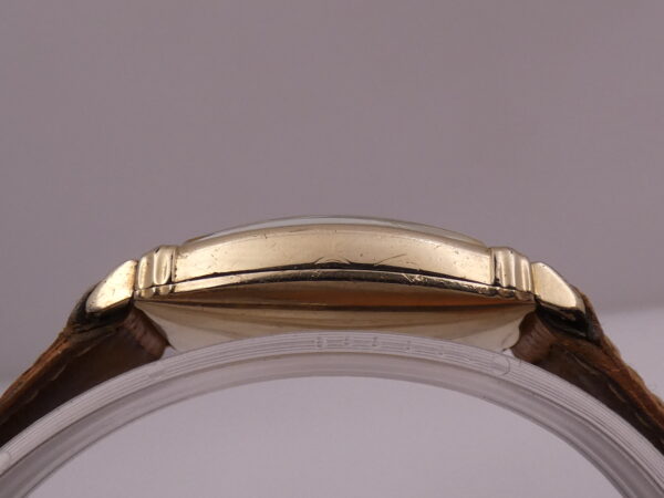 Lord Elgin Tonneau Oro 14 Kt Gold Filled ANNO 1947 JUST SERVICED Carica Manuale