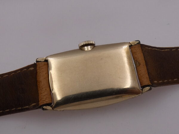 Lord Elgin Tonneau Oro 14 Kt Gold Filled ANNO 1947 JUST SERVICED Carica Manuale