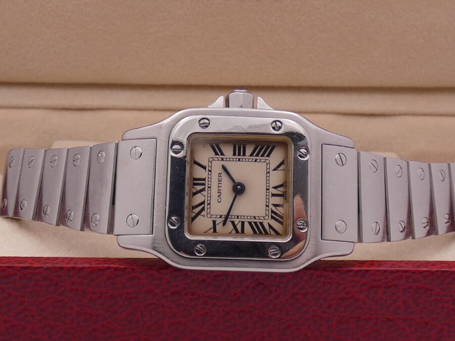 Cartier Santos Galbee 1565 Lady Acciaio With Bracelet YEARS '2000s - immagine 3