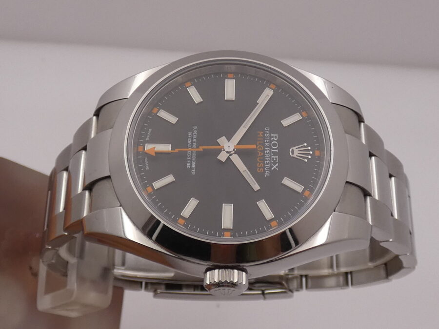Rolex Milgauss 116400 RRR ANNO 2008 Automatico Acciaio Orologio - immagine 3