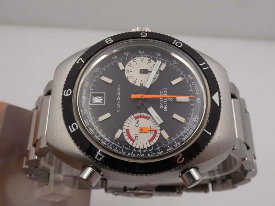 Cronografo Breitling Chrono-Matic Vintage 2112 Buren 11 Acciaio ANNI '70 Automatico - immagine 3