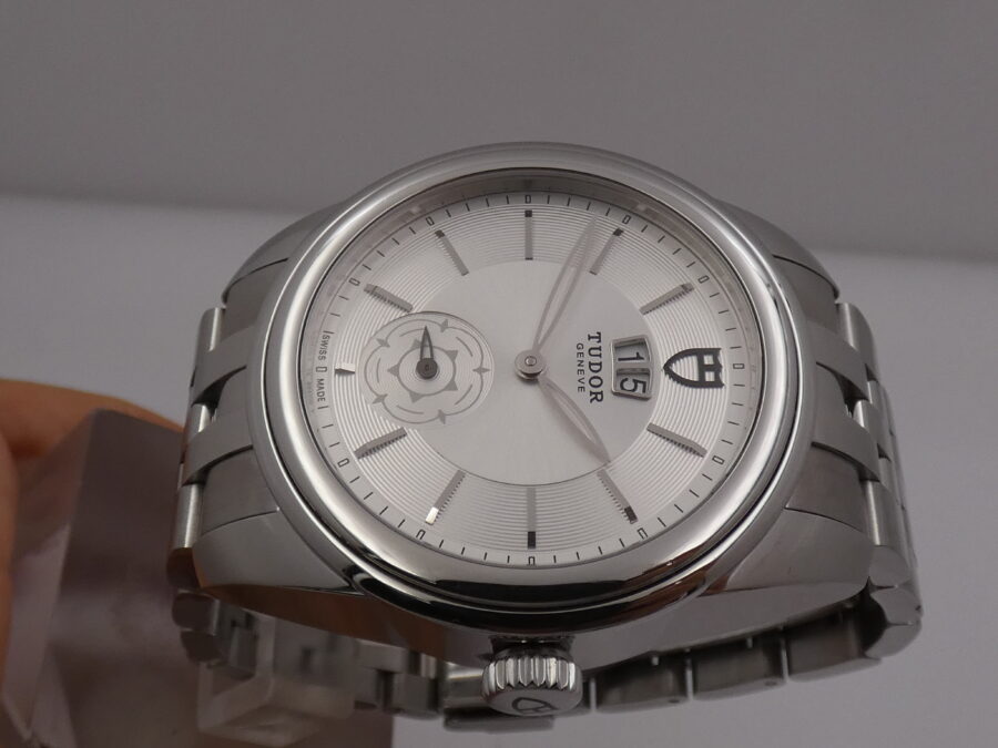 Tudor Glamour Double Date 57000 Automatico Acciaio Braccialato ANNI '2000s - immagine 3