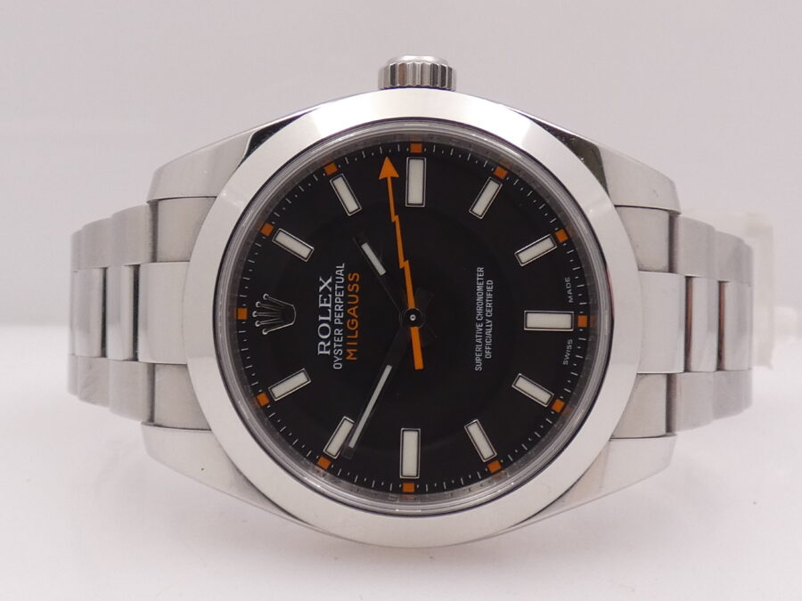 Rolex Milgauss 116400 RRR ANNO 2008 Automatico Acciaio Orologio - immagine 4