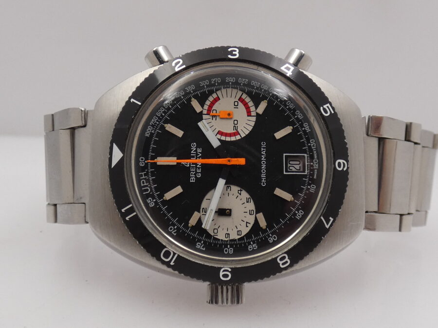 Cronografo Breitling Chrono-Matic Vintage 2112 Buren 11 Acciaio ANNI '70 Automatico - immagine 4