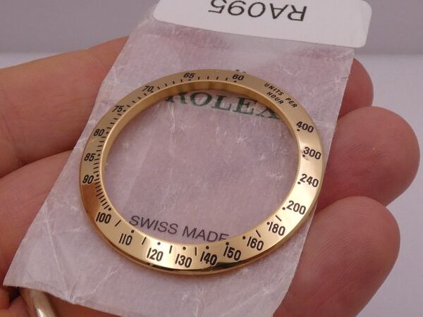 Ghiera Per Rolex Daytona 16528/16523 Scala 400 TOP CONDITION Oro 18 Kt