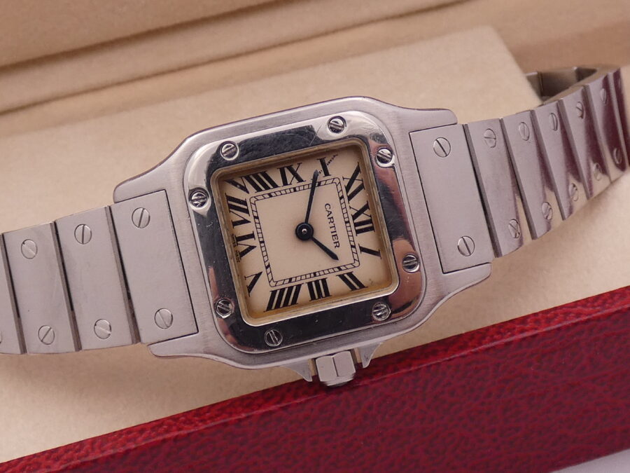 Cartier Santos Galbee 1565 Lady Acciaio With Bracelet YEARS '2000s - immagine 5