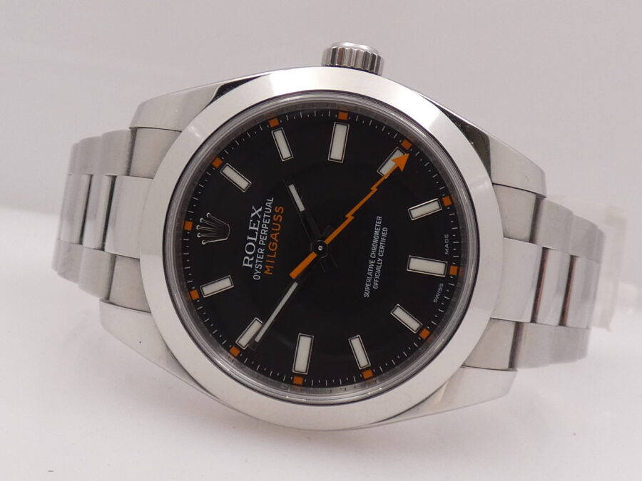 Rolex Milgauss 116400 RRR ANNO 2008 Automatico Acciaio Orologio - immagine 5