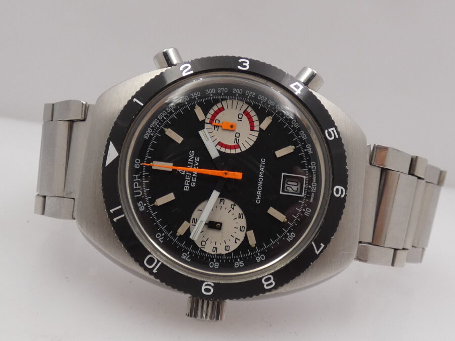 Cronografo Breitling Chrono-Matic Vintage 2112 Buren 11 Acciaio ANNI '70 Automatico - immagine 5