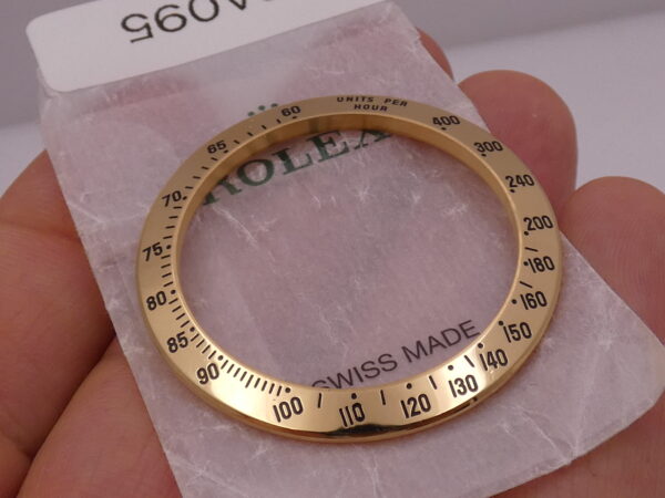 Ghiera Per Rolex Daytona 16528/16523 Scala 400 TOP CONDITION Oro 18 Kt