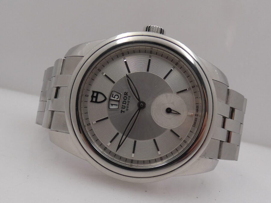 Tudor Glamour Double Date 57000 Automatico Acciaio Braccialato ANNI '2000s - immagine 5