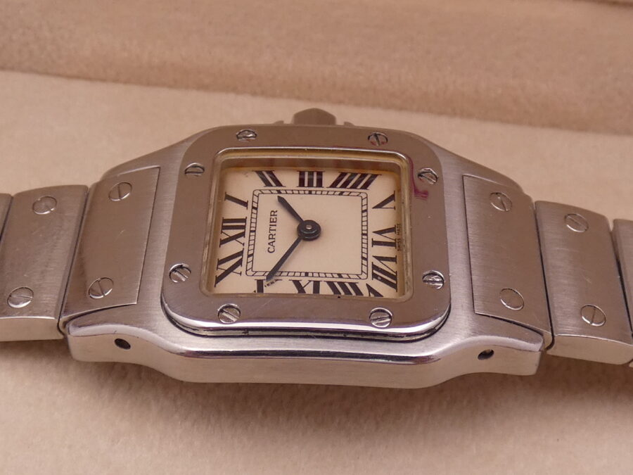Cartier Santos Galbee 1565 Lady Acciaio With Bracelet YEARS '2000s - immagine 6