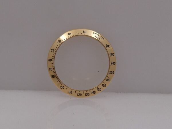 Ghiera Per Rolex Daytona 16528/16523 Scala 400 TOP CONDITION Oro 18 Kt