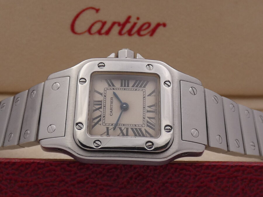 Cartier Santos Galbee 1565 Lady Acciaio With Bracelet YEARS '2000s - immagine 7