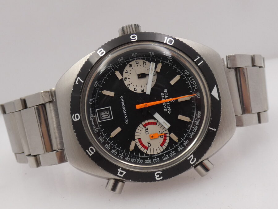 Cronografo Breitling Chrono-Matic Vintage 2112 Buren 11 Acciaio ANNI '70 Automatico - immagine 7