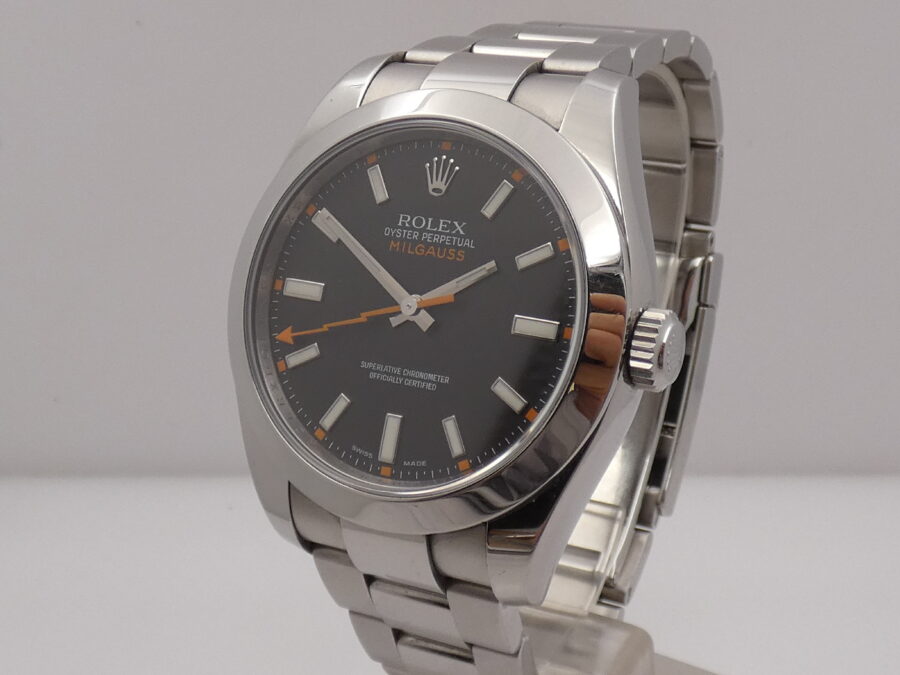 Rolex Milgauss 116400 RRR ANNO 2008 Automatico Acciaio Orologio - immagine 8