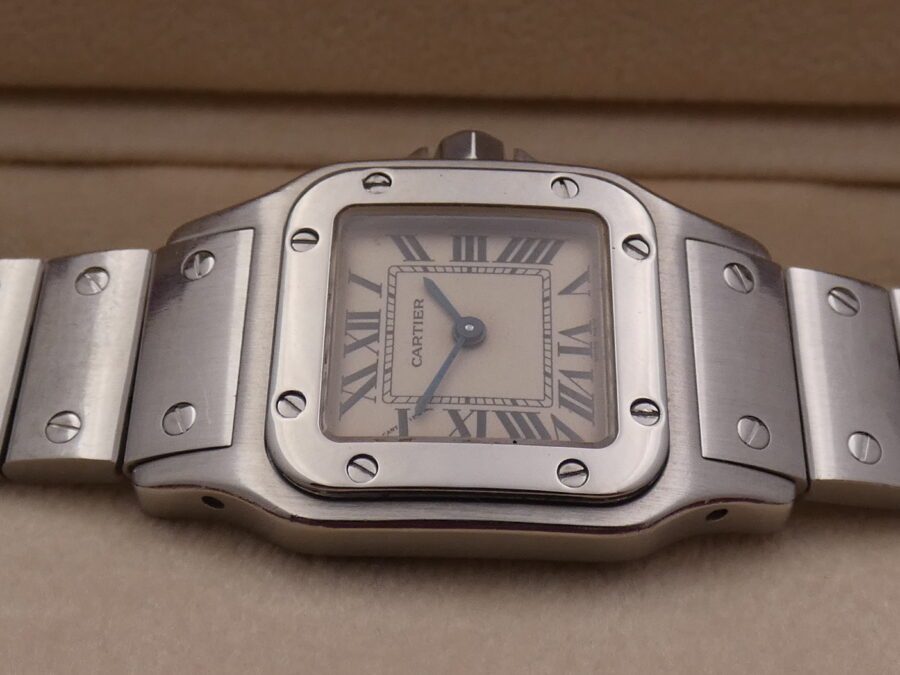 Cartier Santos Galbee 1565 Lady Acciaio With Bracelet YEARS '2000s - immagine 8