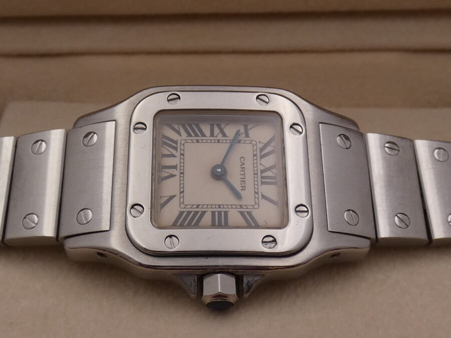 Cartier Santos Galbee 1565 Lady Acciaio With Bracelet YEARS '2000s - immagine 9