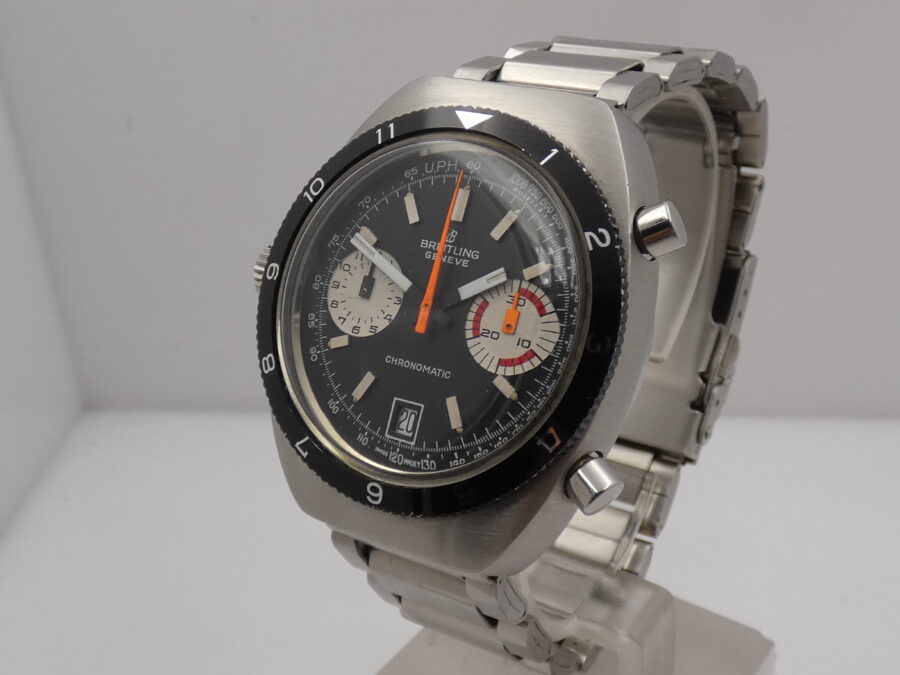 Cronografo Breitling Chrono-Matic Vintage 2112 Buren 11 Acciaio ANNI '70 Automatico - immagine 9