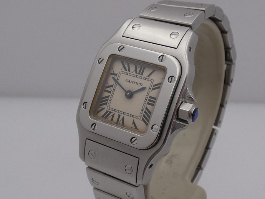 Cartier Santos Galbee 1565 Lady Acciaio With Bracelet YEARS '2000s - immagine 10