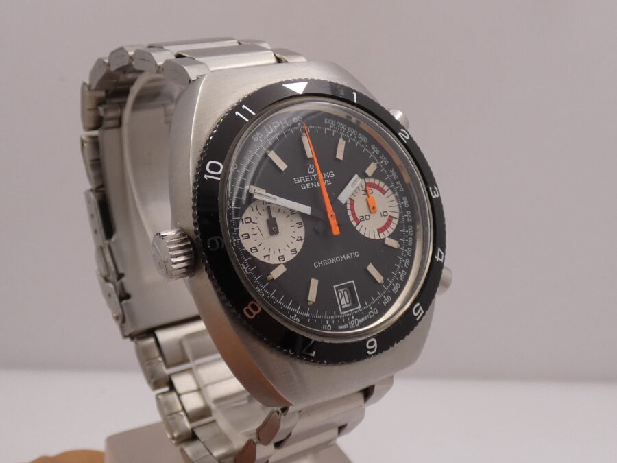 Cronografo Breitling Chrono-Matic Vintage 2112 Buren 11 Acciaio ANNI '70 Automatico - immagine 10