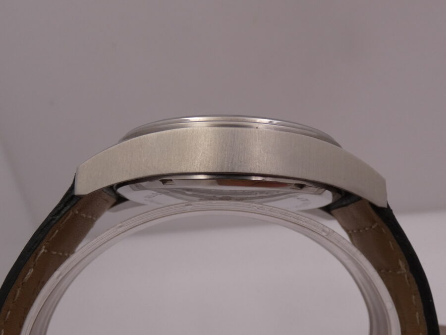 Perseo Aviatore Tre Stelle 11351 Automatic Date BOX & PAPERS NEVER WORN Acciaio - immagine 14