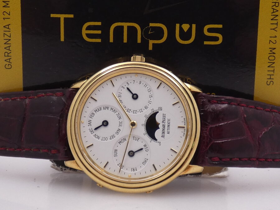 Audemars Piguet Quantieme Perpetual Calendar 36 mm BA5548 Oro Massiccio 18 Kt Automatico ANNO 1978 - immagine 2