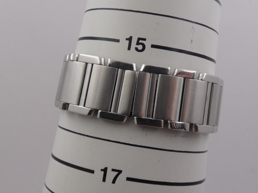 Cartier Tank Francaise 2301 Acciaio ANNI '2000s Braccialato Ladies - immagine 13