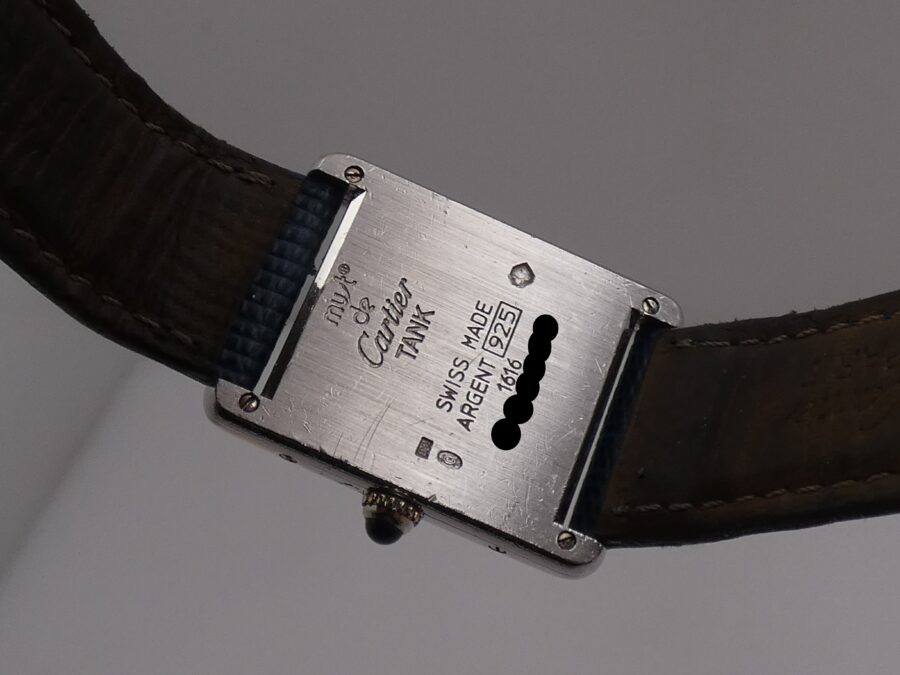 Cartier Tank Must De Cartier 1616 Silver 925 YEARS '90s Ladies Watch - immagine 16