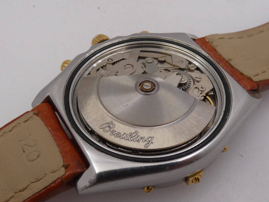 Cronografo Breitling Chronomat B13047 Acciaio & Oro Automatico Anni '90s - immagine 16