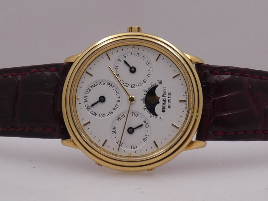 Audemars Piguet Quantieme Perpetual Calendar 36 mm BA5548 Oro Massiccio 18 Kt Automatico ANNO 1978 - immagine 4