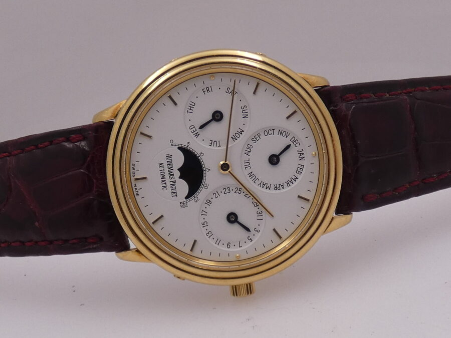 Audemars Piguet Quantieme Perpetual Calendar 36 mm BA5548 Oro Massiccio 18 Kt Automatico ANNO 1978 - immagine 6