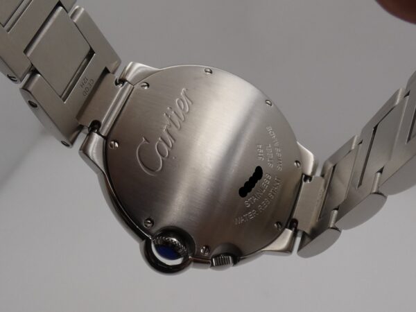 Cartier Ballon Bleu GMT Big Date 3194 Acciaio Braccialato ANNI '2000s