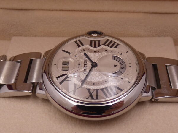 Cartier Ballon Bleu GMT Big Date 3194 Acciaio Braccialato ANNI '2000s