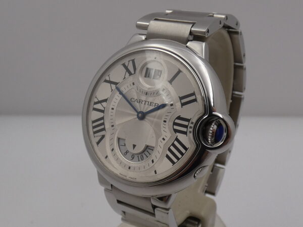 Cartier Ballon Bleu GMT Big Date 3194 Acciaio Braccialato ANNI '2000s