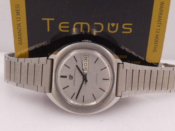 Girard Perregaux NOS Gyromatic Day-Date NEW OLD STOCK Acciaio ANNI '70s Mai Indossato